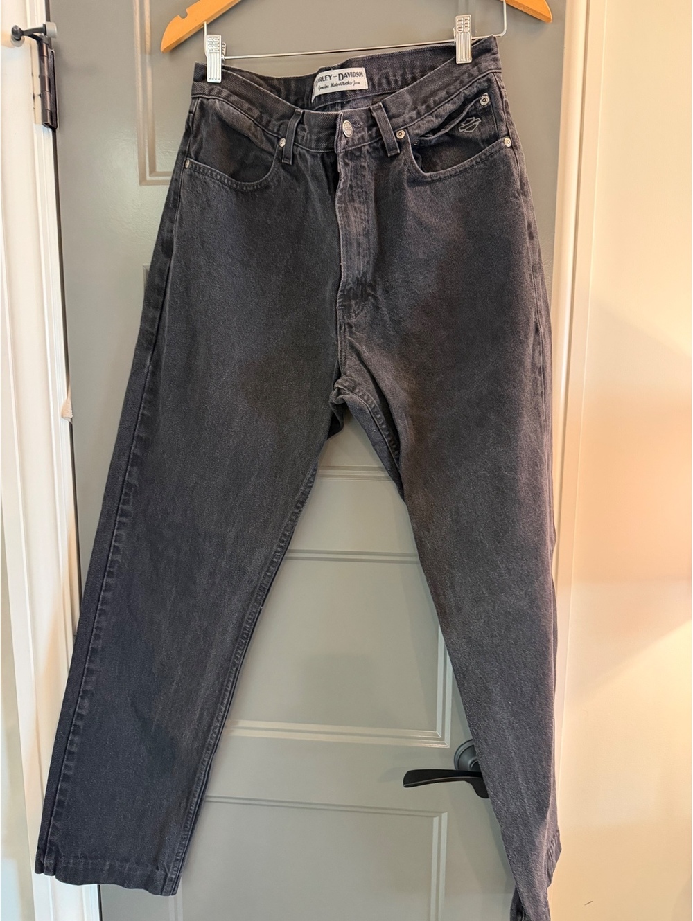 Harley-Davidson Black Denim 34x36 Men's Jeans Size 34/36
